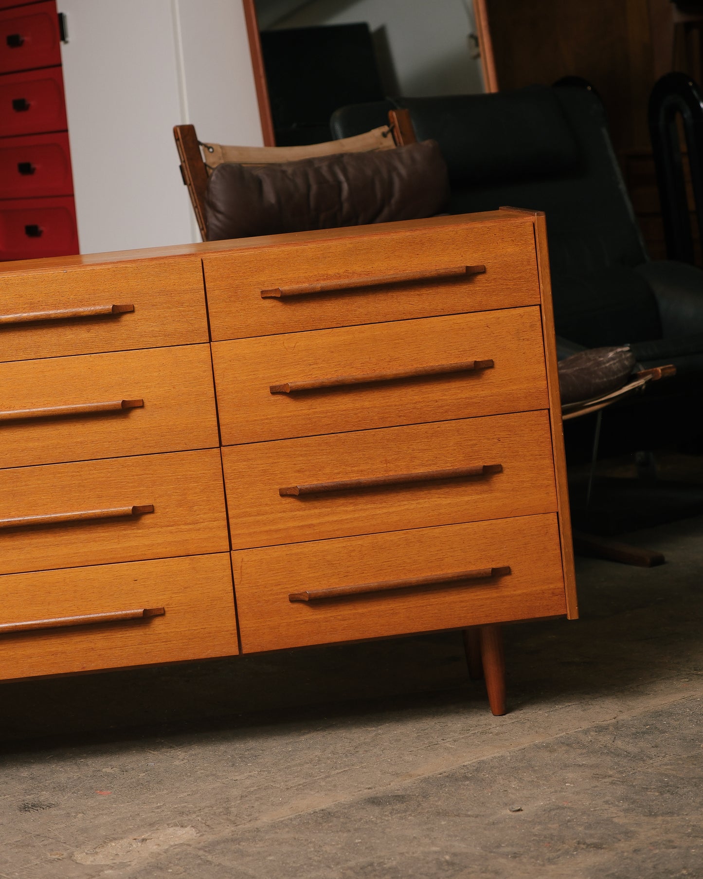 MCM Teak 12-Drawer Dresser