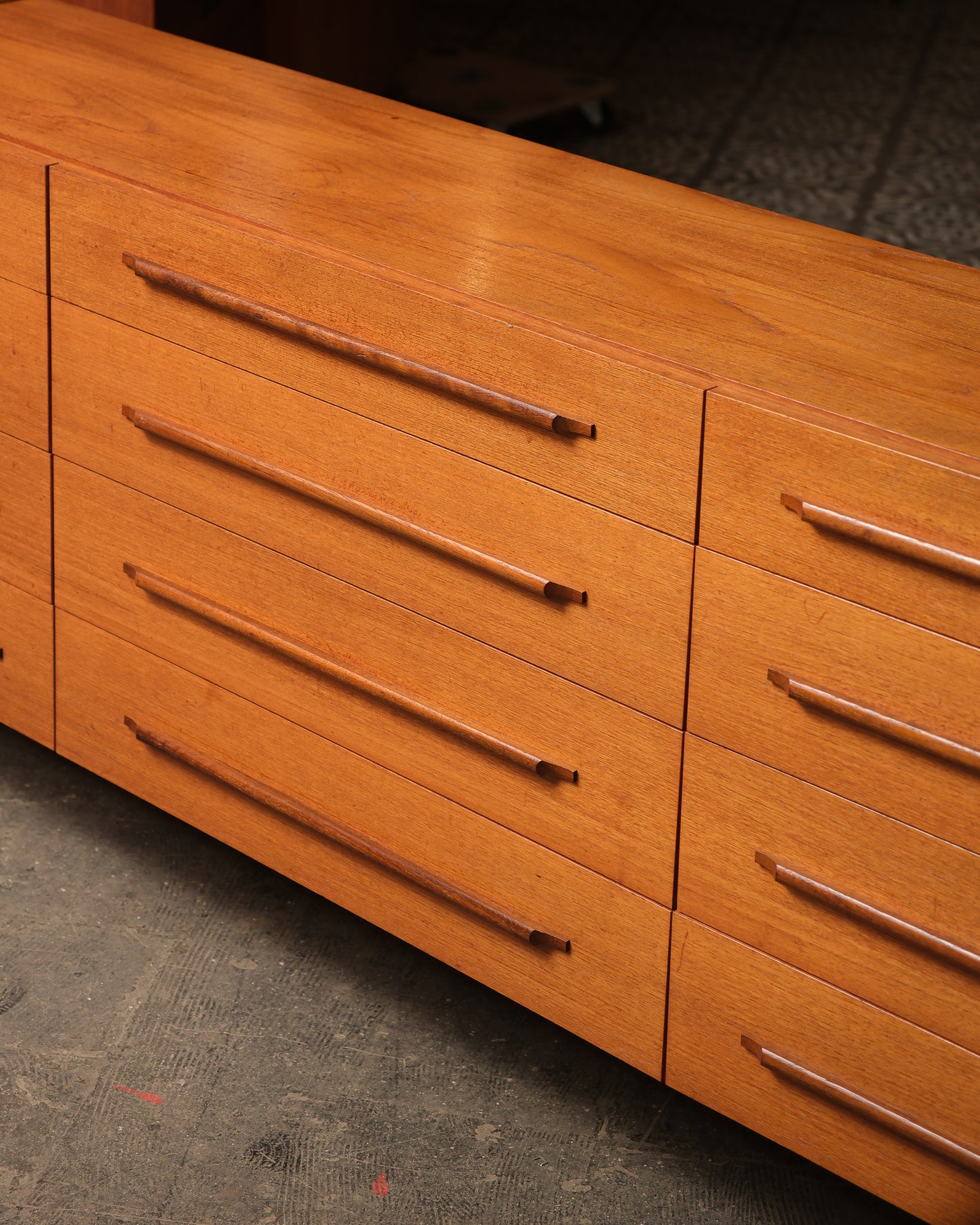 MCM Teak 12-Drawer Dresser
