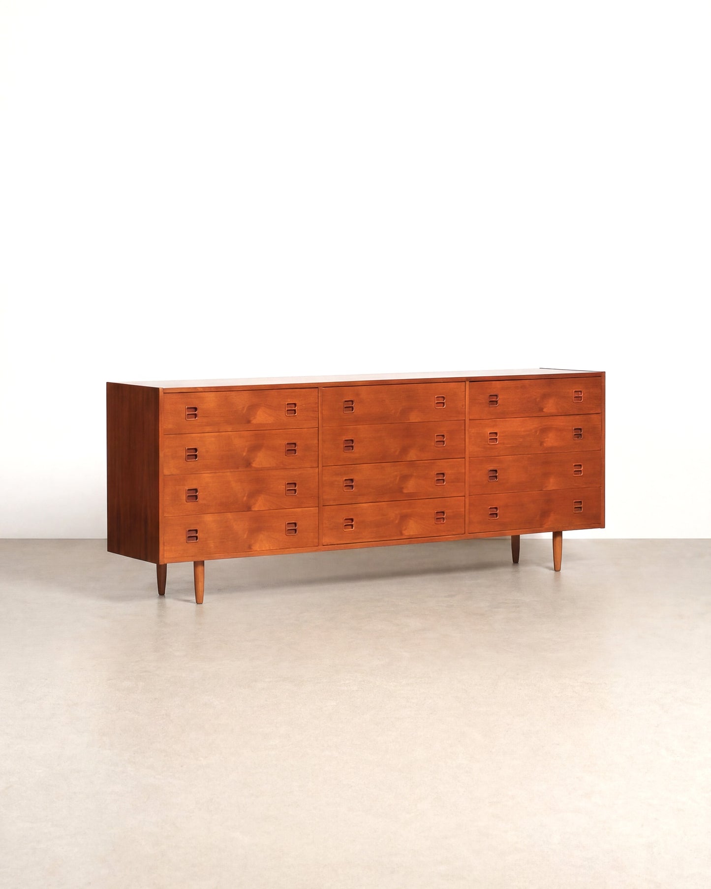 MCM Teak 12-Drawer Dresser
