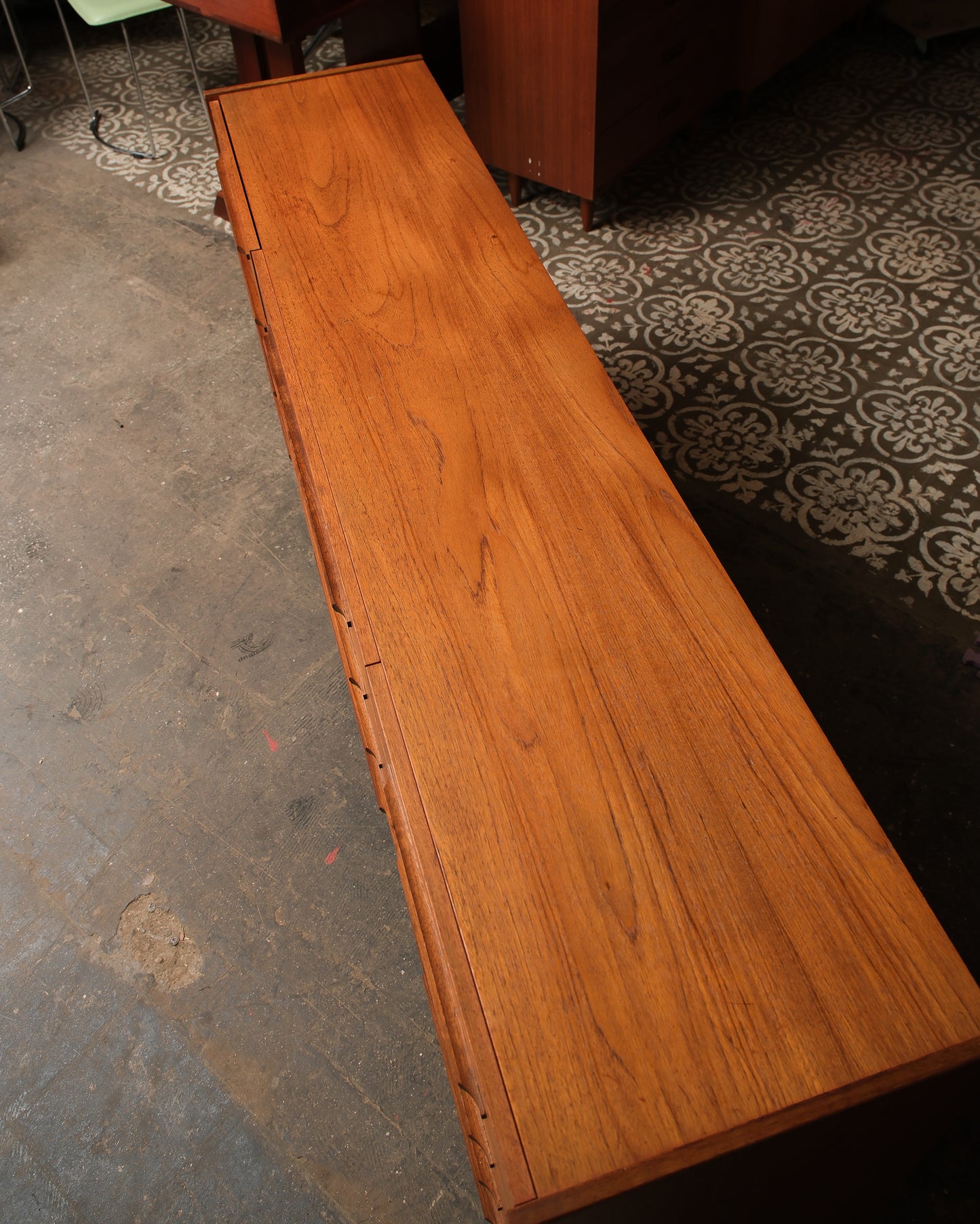 MCM Teak 12-Drawer Dresser