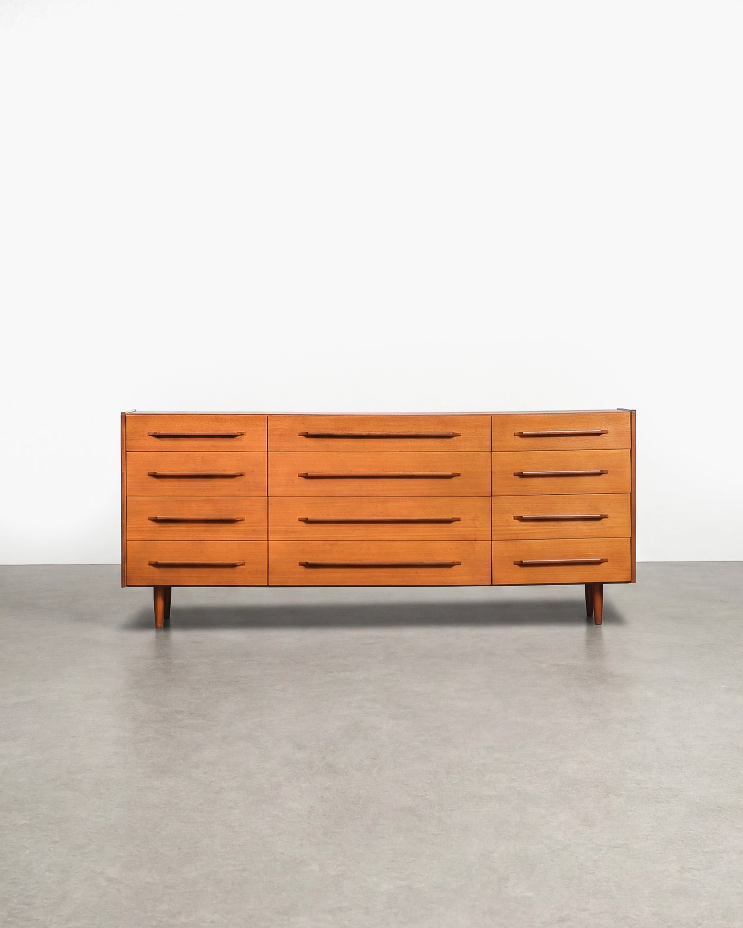 MCM Teak 12-Drawer Dresser