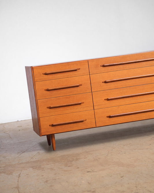 MCM Teak 12-Drawer Dresser