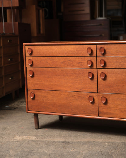 MCM Teak 8-Drawer Dresser