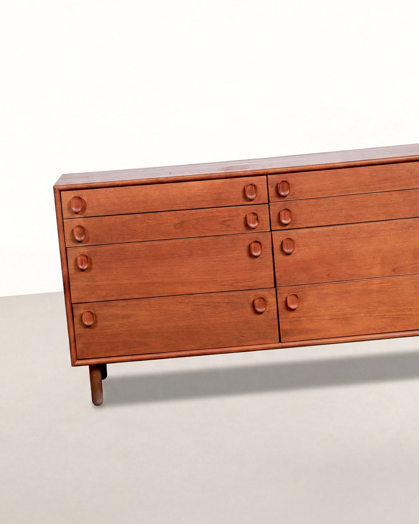 MCM Teak 8-Drawer Dresser