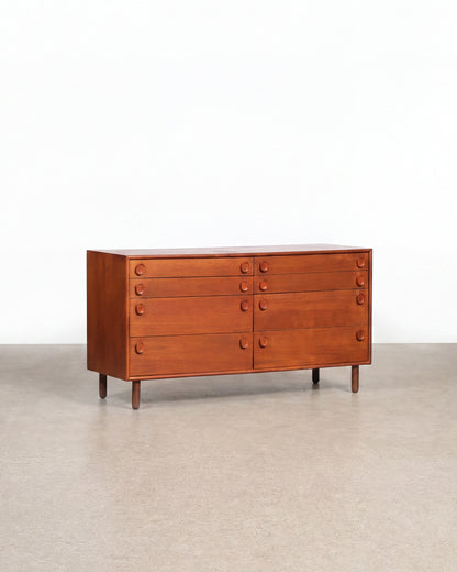 MCM Teak 8-Drawer Dresser