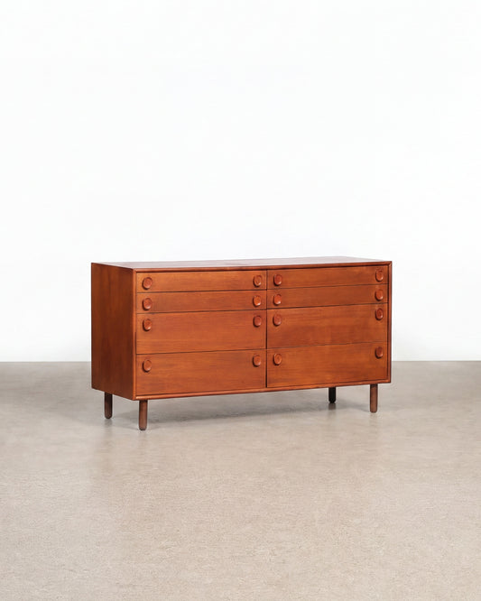 MCM Teak 8-Drawer Dresser