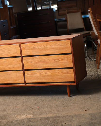 MCM Teak 9-Drawer Dresser