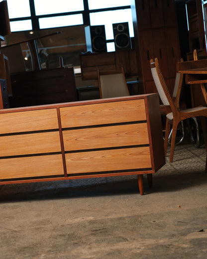 MCM Teak 9-Drawer Dresser