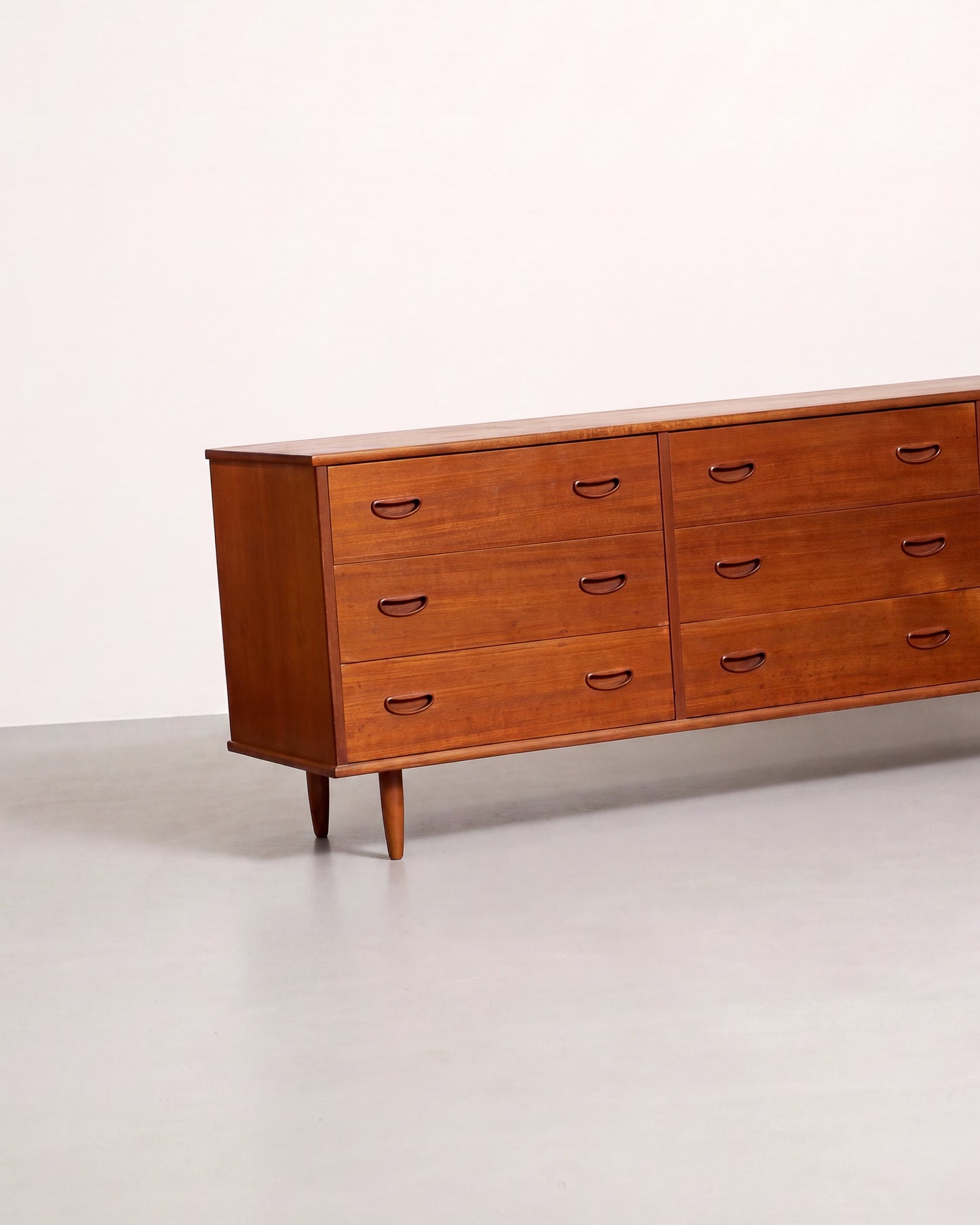 MCM Teak 9-Drawer Dresser