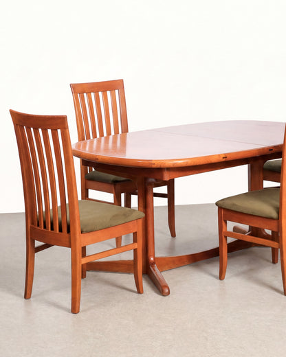 MCM Teak Dining Set by Nordic Furniture