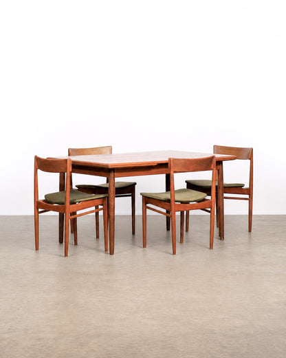 View of table top grain pattern and edge profile