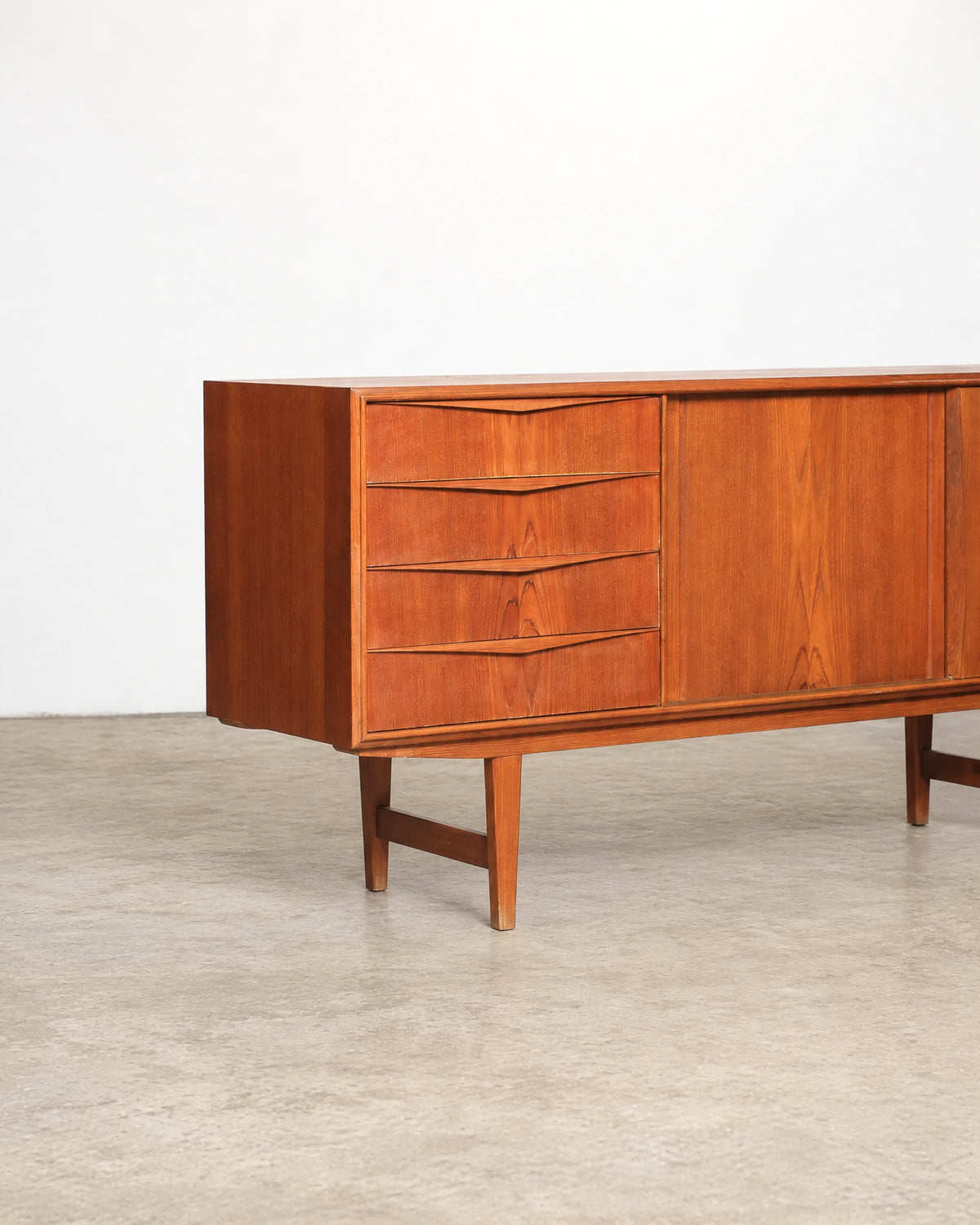 Additional angle showing the sideboard's overall proportions and leg construction.