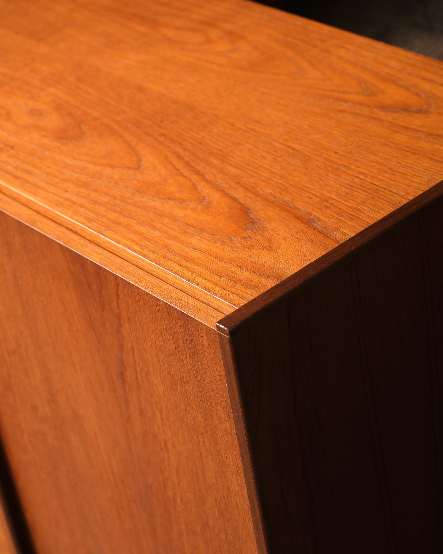 MCM Teak Tallboy Dresser /  Cabinet