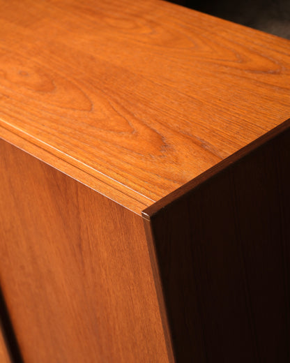 MCM Teak Tallboy Dresser /  Cabinet