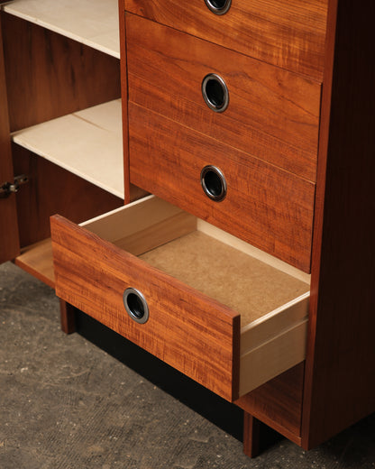 MCM Teak Tallboy Dresser by RS Furniture