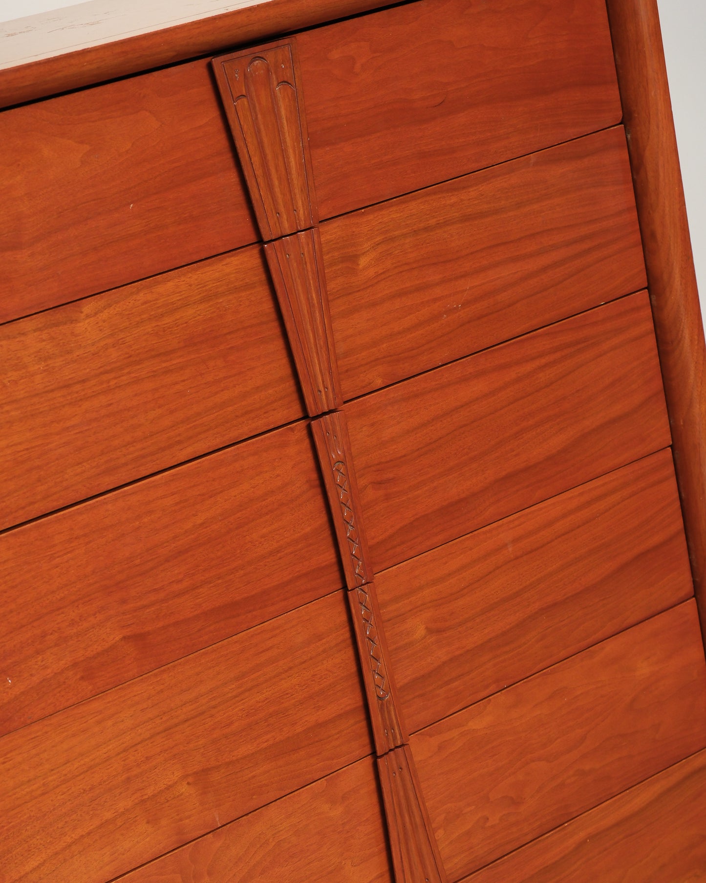 MCM Teak Tallboy Dresser