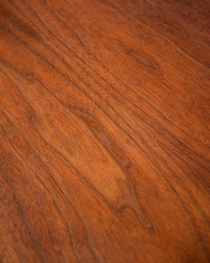 Front view of the walnut 9-drawer dresser showing the full drawer layout.