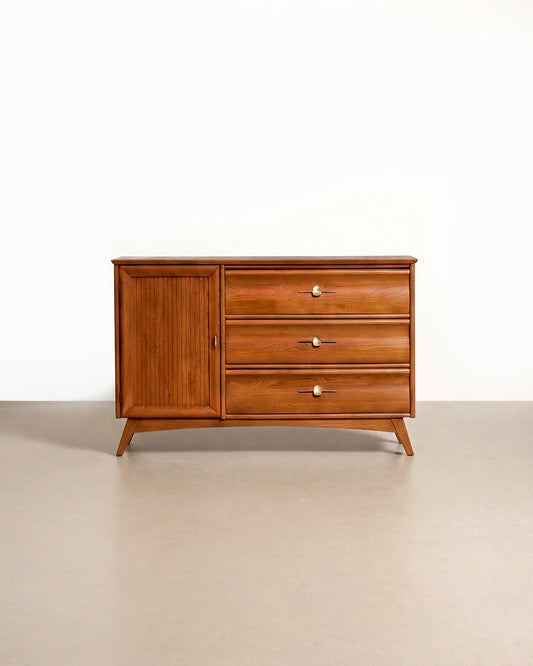 MCM Walnut Credenza by Knechtel Furniture