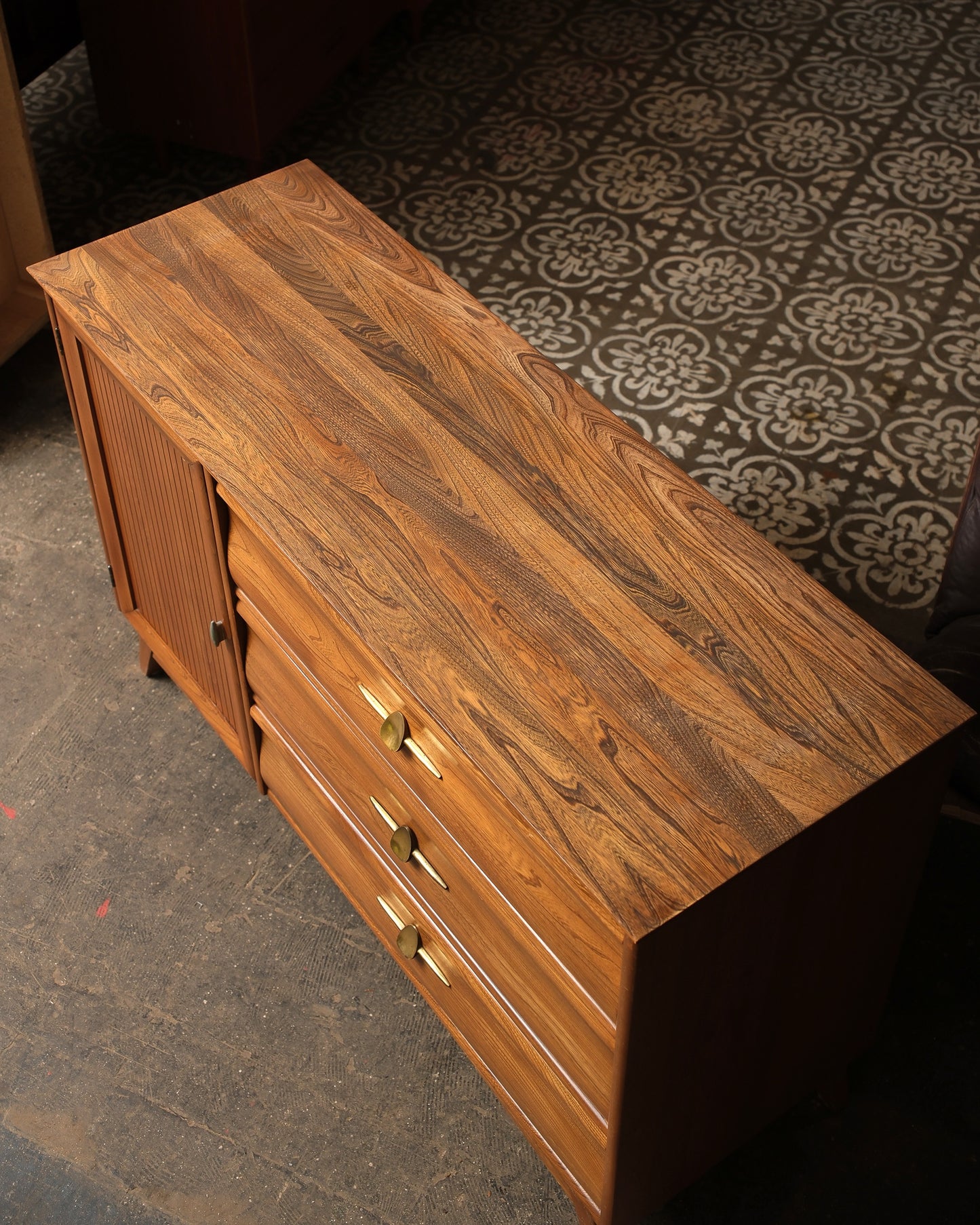 MCM Walnut Credenza by Knechtel Furniture