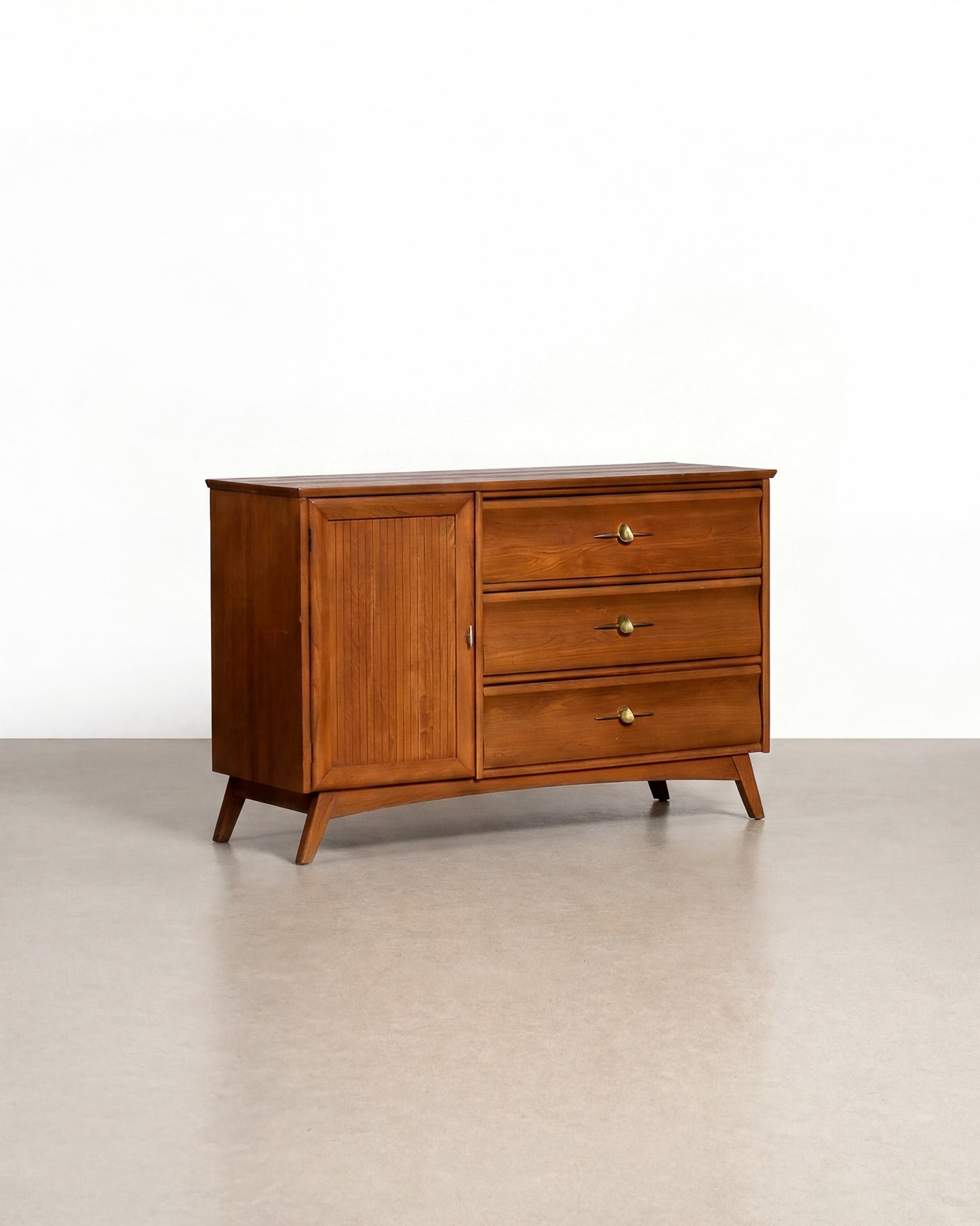 MCM Walnut Credenza by Knechtel Furniture