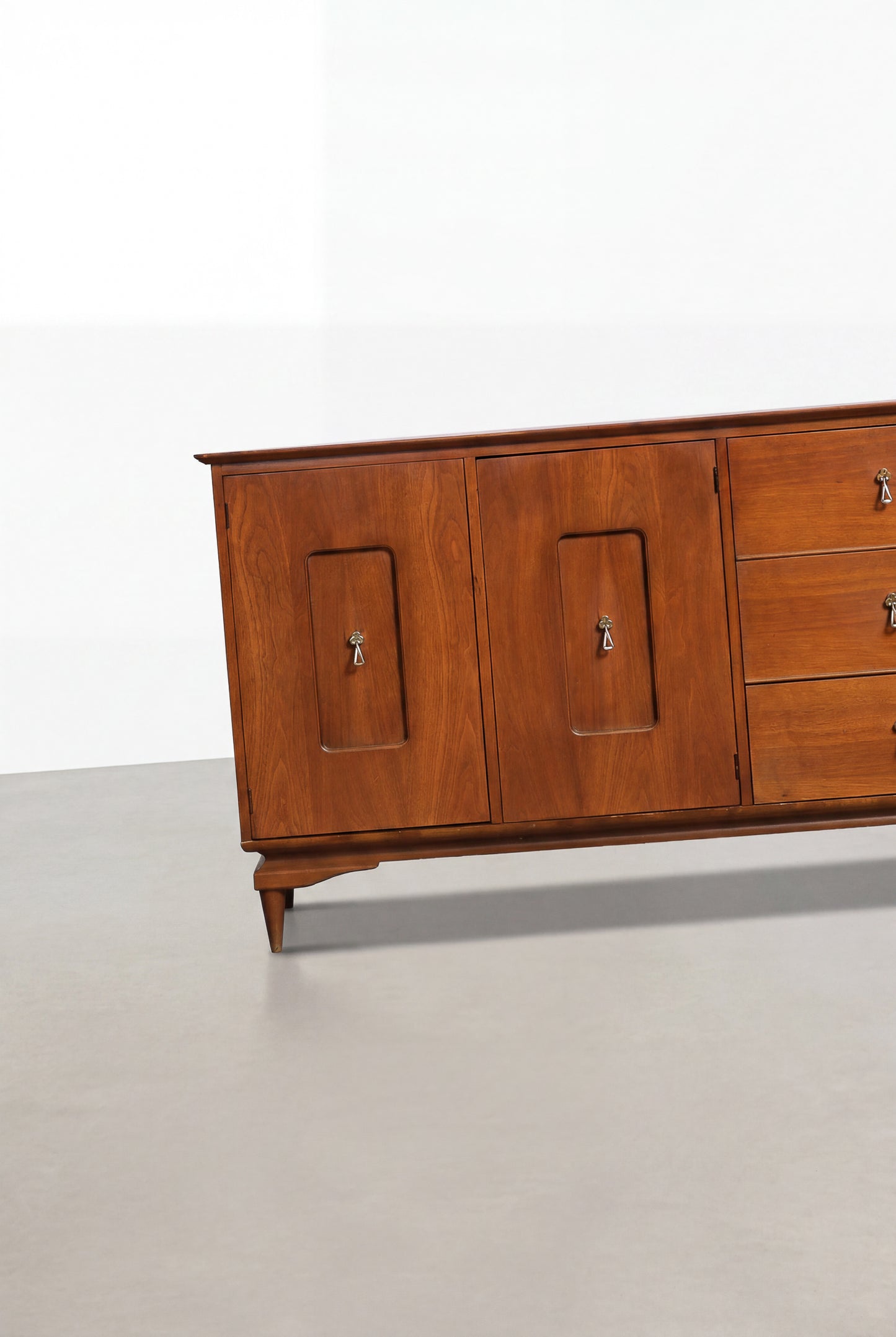 MCM Walnut Credenza by Vic-ART