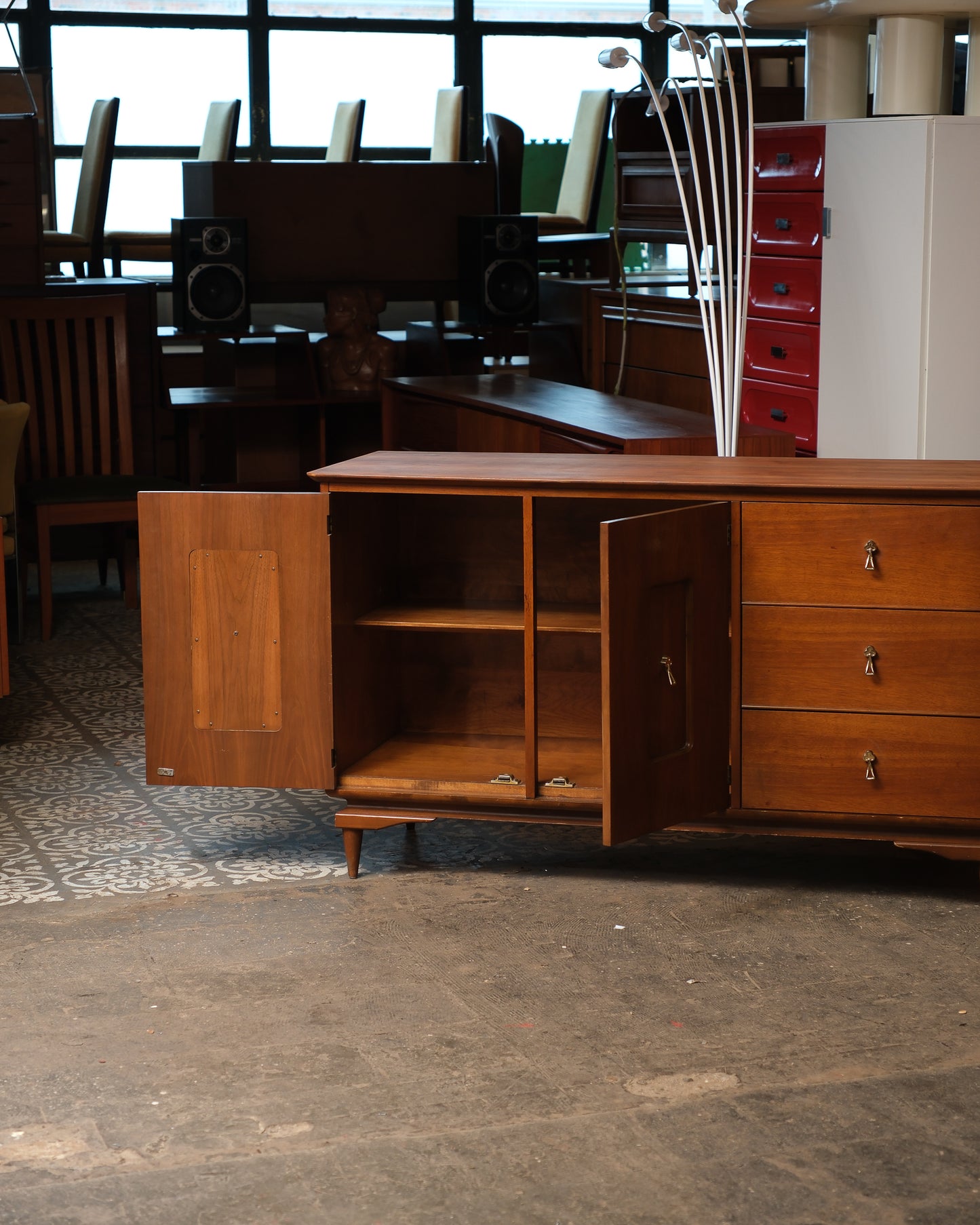 MCM Walnut Credenza by Vic-ART