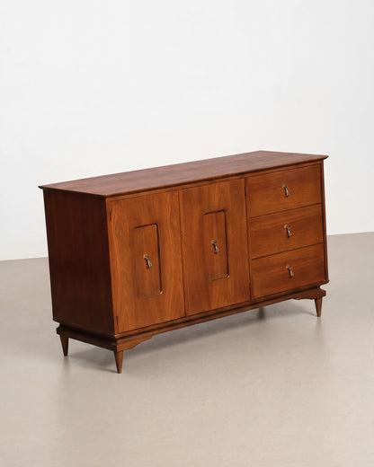 MCM Walnut Credenza by Vic-ART