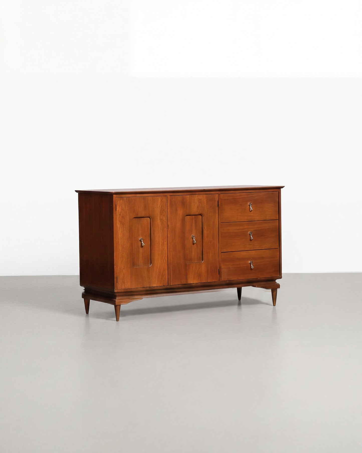 MCM Walnut Credenza by Vic-ART