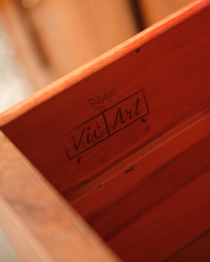 MCM Walnut Credenza by Vic-ART