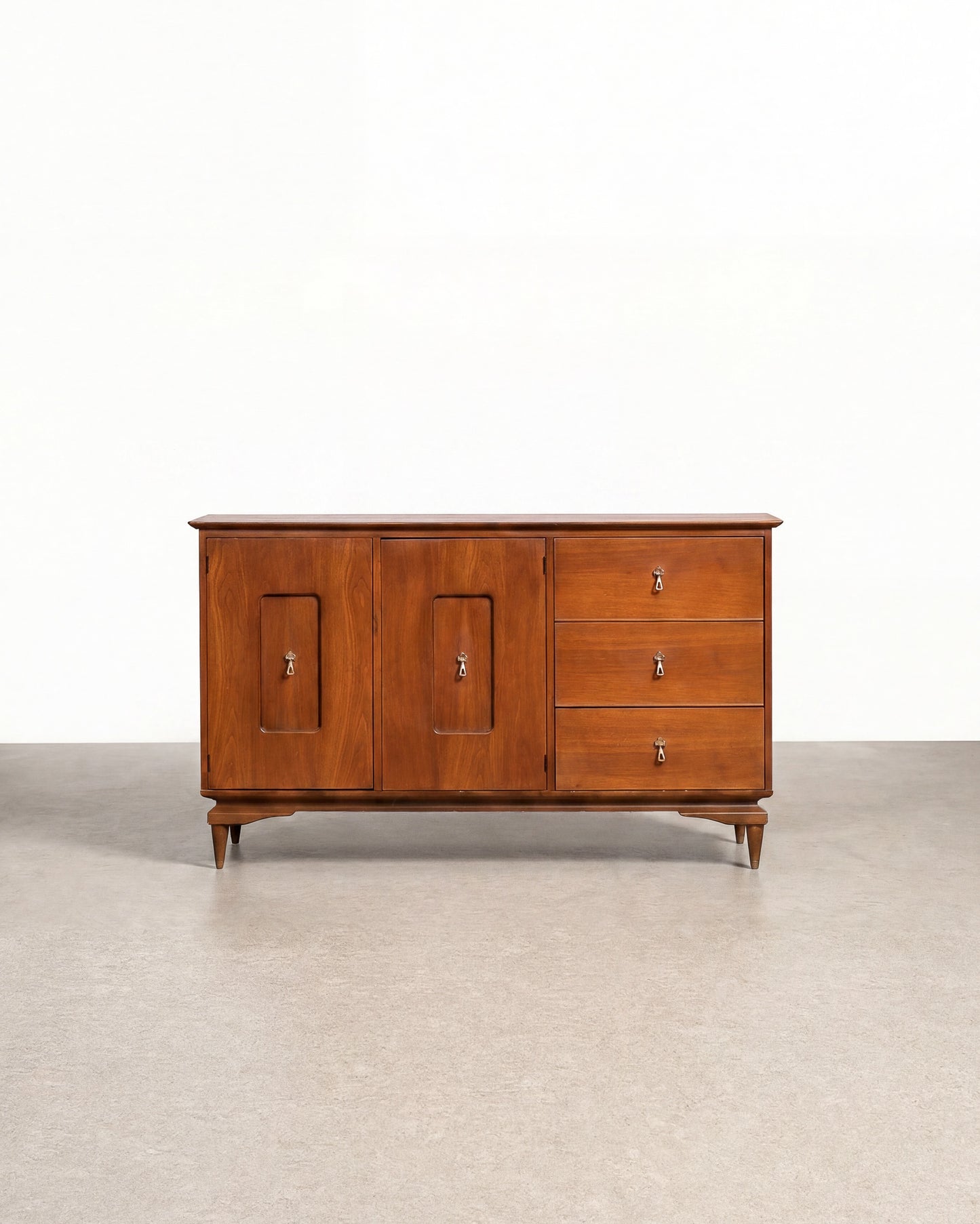 MCM Walnut Credenza by Vic-ART