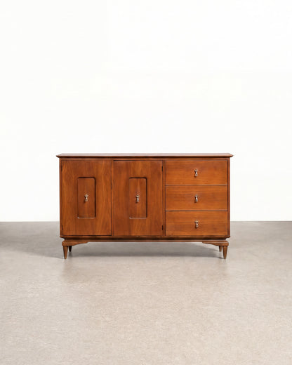 MCM Walnut Credenza by Vic-ART
