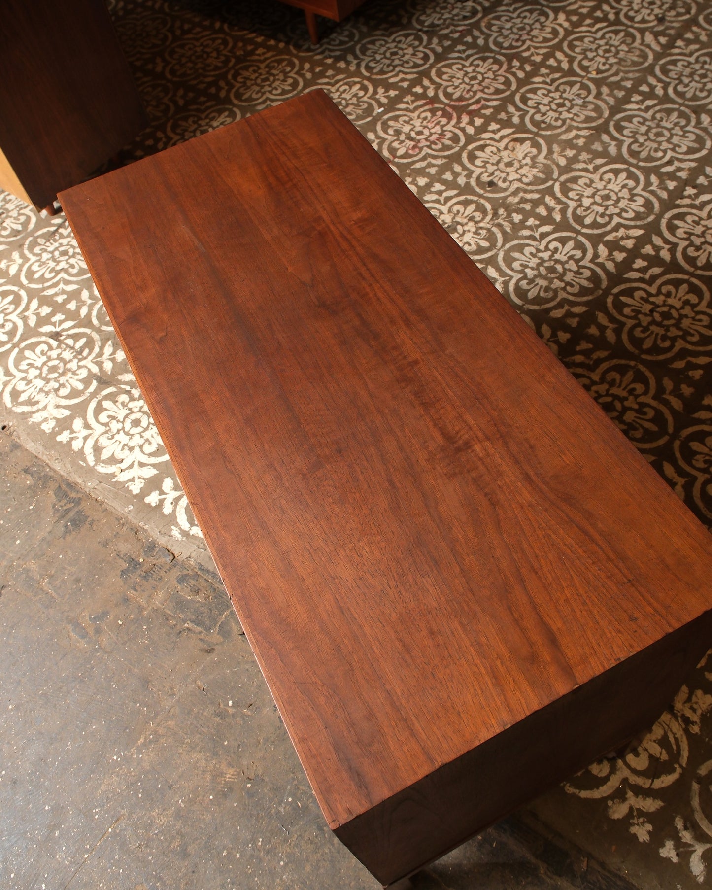 MCM Walnut Tambour Door Cabinet by B.K. Johl Inc.