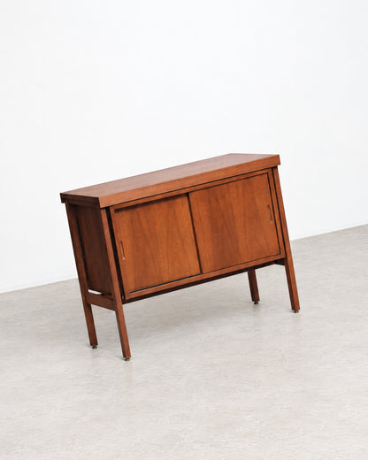 Side angle view of the cabinet on a plain background showing overall proportions
