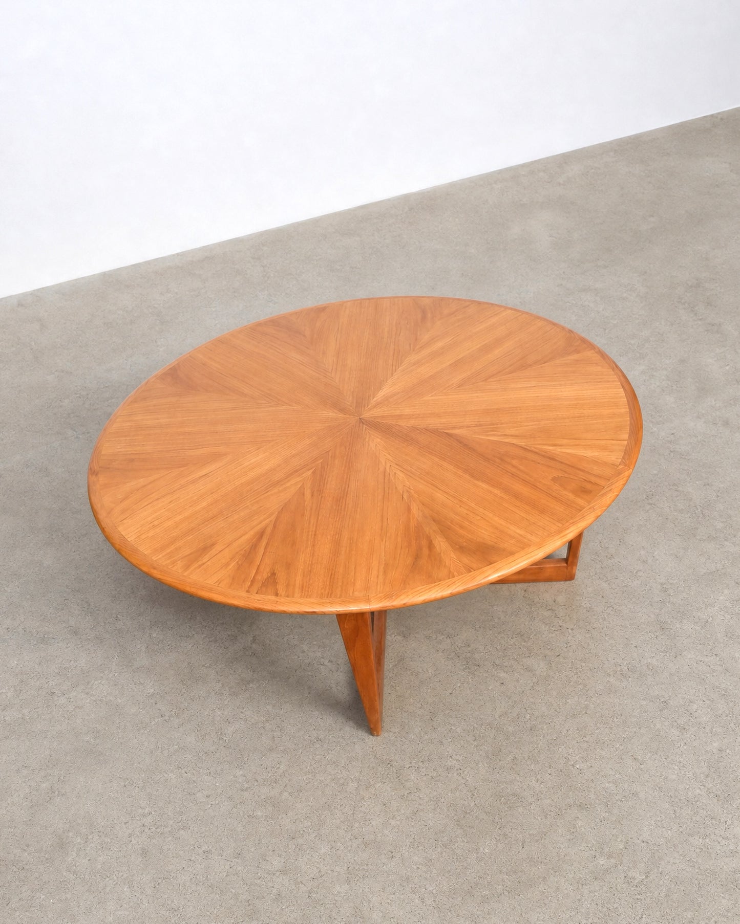 Mid-Century Starburst Round Coffee Table