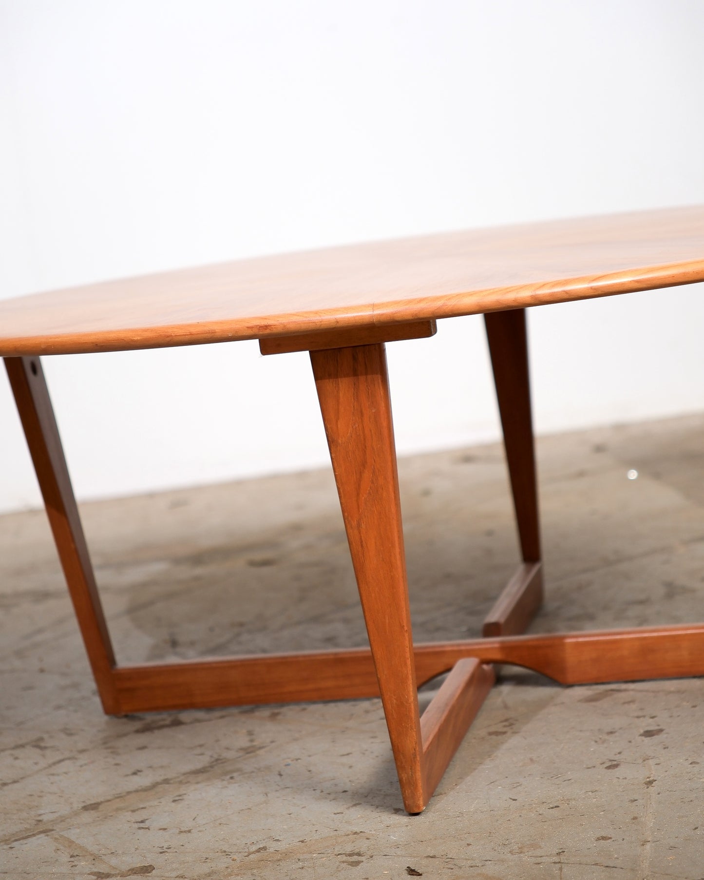 Mid-Century Starburst Round Coffee Table