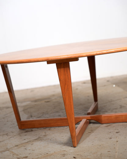 Mid-Century Starburst Round Coffee Table