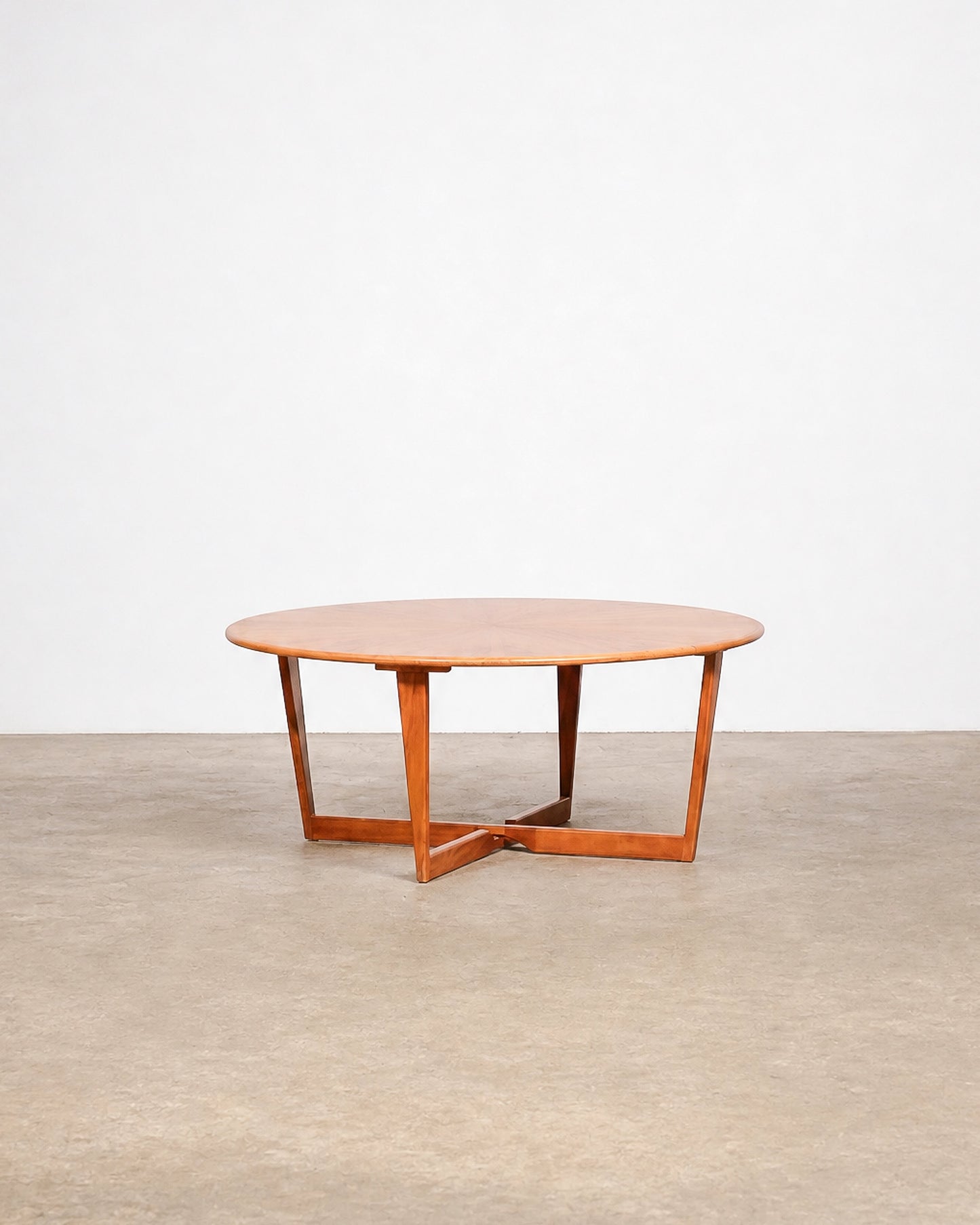 Mid-Century Starburst Round Coffee Table