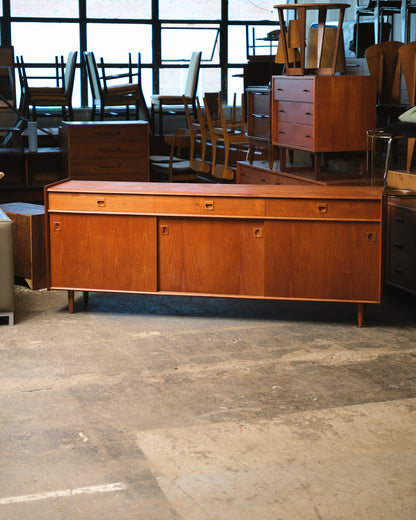Mid-Century Modern Teak Wide Sideboard