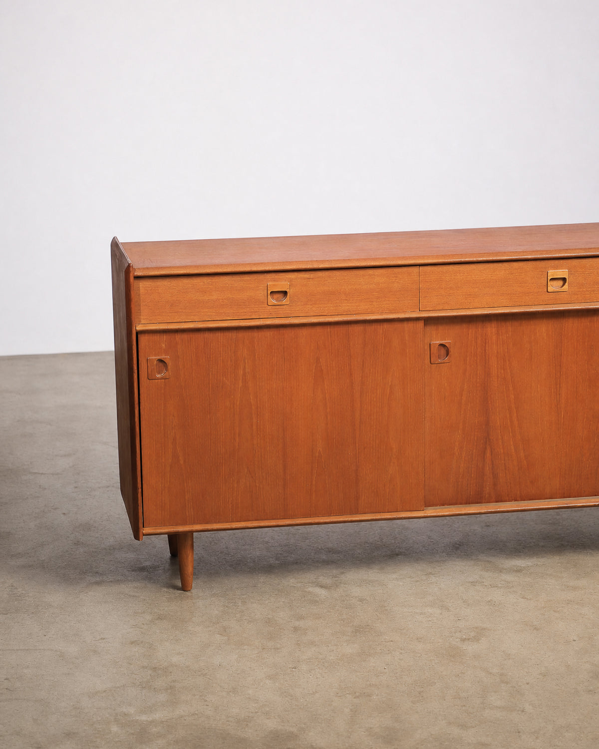 Mid-Century Modern Teak Wide Sideboard
