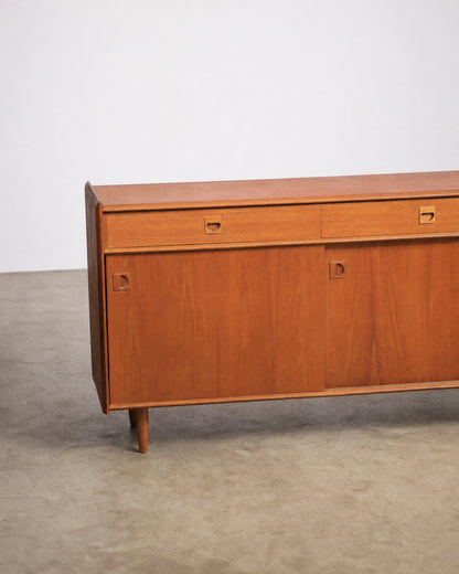 Mid-Century Modern Teak Wide Sideboard