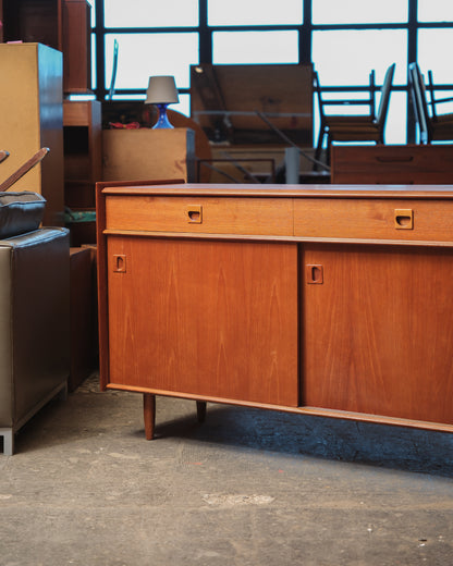 Mid-Century Modern Teak Wide Sideboard
