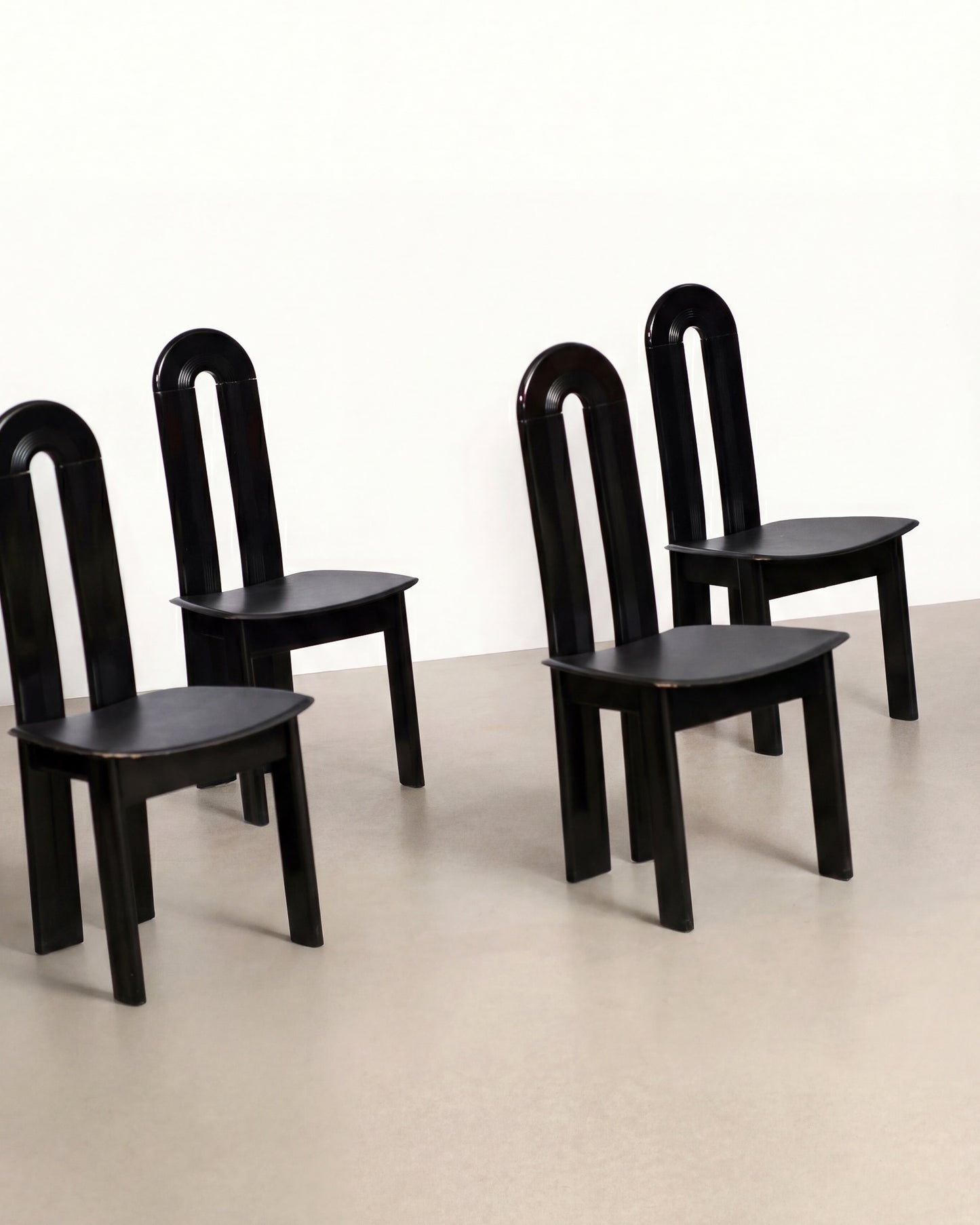 Postmodern Italian Dining Chairs (1970s)