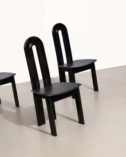 Postmodern Italian Dining Chairs (1970s)