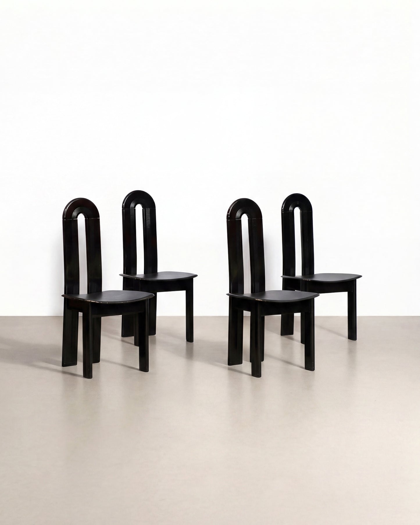 Postmodern Italian Dining Chairs (1970s)