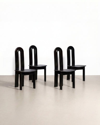 Postmodern Italian Dining Chairs (1970s)