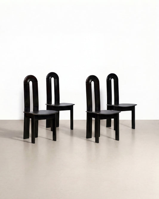 Postmodern Italian Dining Chairs (1970s)