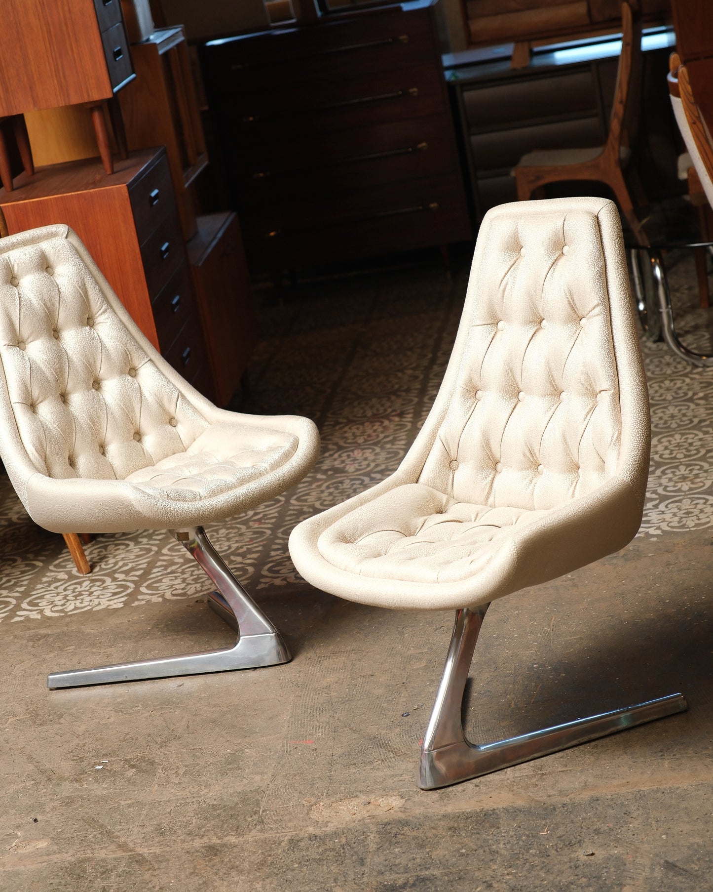 Sculpta Chair Set by Chromcraft (1966)