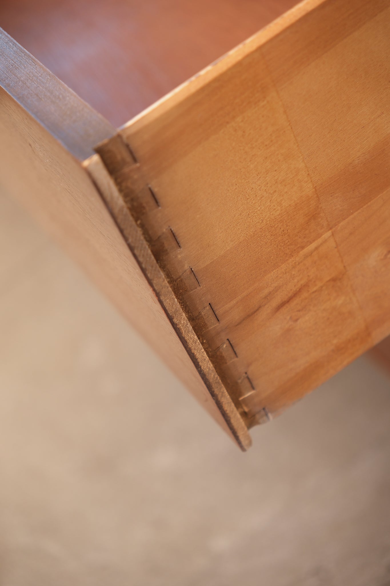 MCM Walnut Tallboy Dresser By Kilgour
