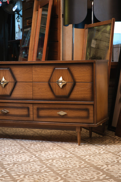 MCM Contemporary Walnut Dresser