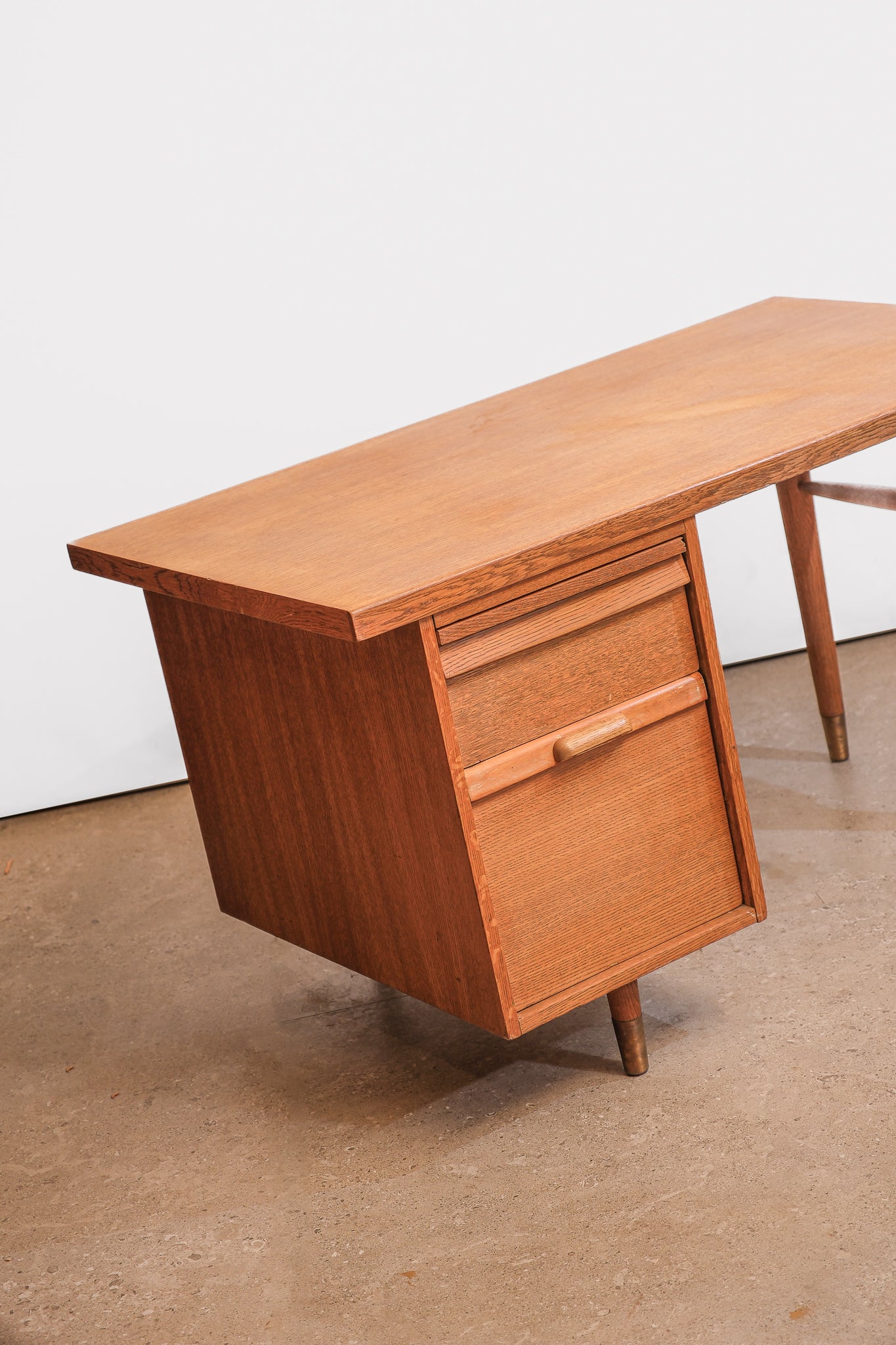 MCM Solid Oak Desk